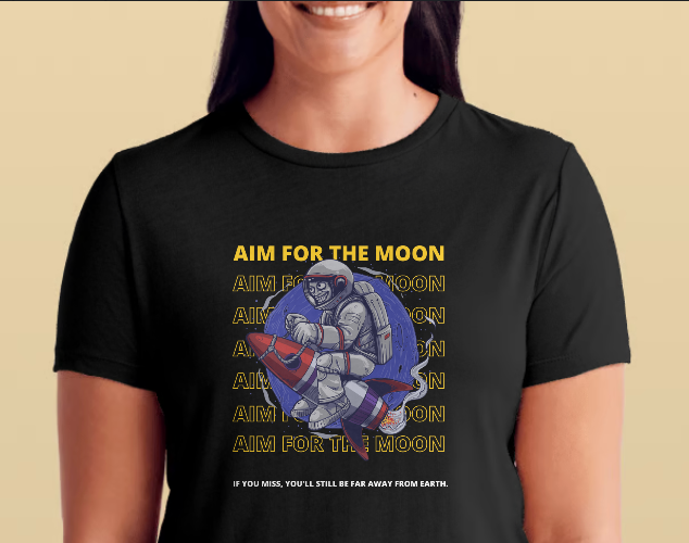 Aim for the Moon Tee