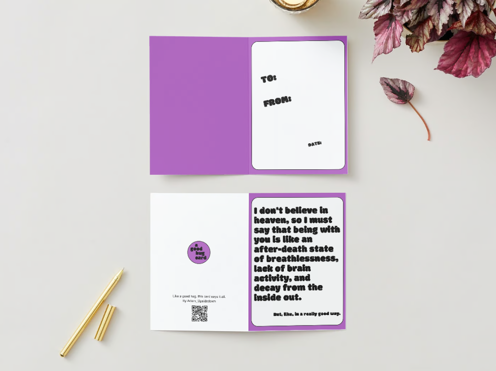 A Good Hug Card